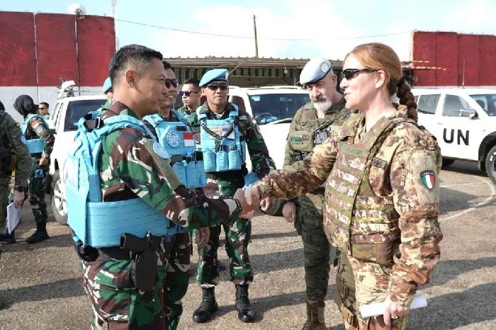 Sektor Timur UNIFIL Tinjau Prajurit TNI Perbatasan Lebanon-Isarel