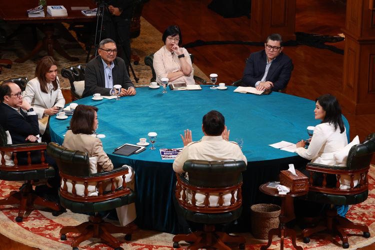 Prabowo Dan Najwa Shihab Soal Transparansi Pembahasan UU