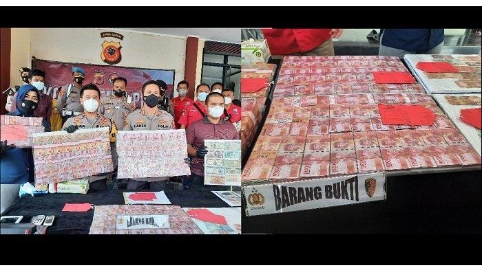 Polisi Menggerebek Rumah Pabrik Uang Palsu Di Bogor