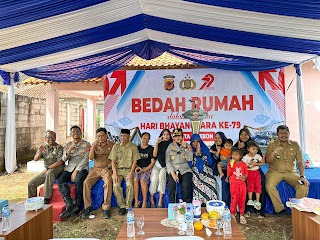 Polresta Cirebon Giat Peresmian Program Bedah Rumah