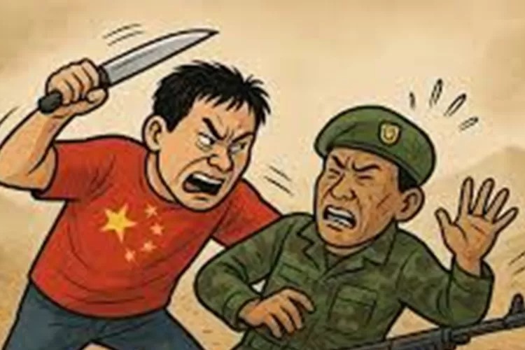 Kronologi 15 WNA Cina Serang TNI Di Ketapang