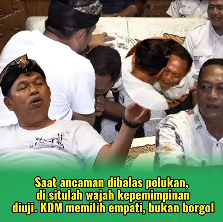 Pengancaman KDM Membalas Dengan Pelukan