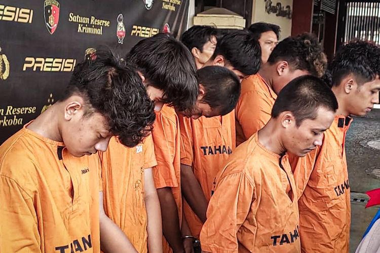 15 Anak Geng Motor Diringkus Polisi Usai Bacok Warga