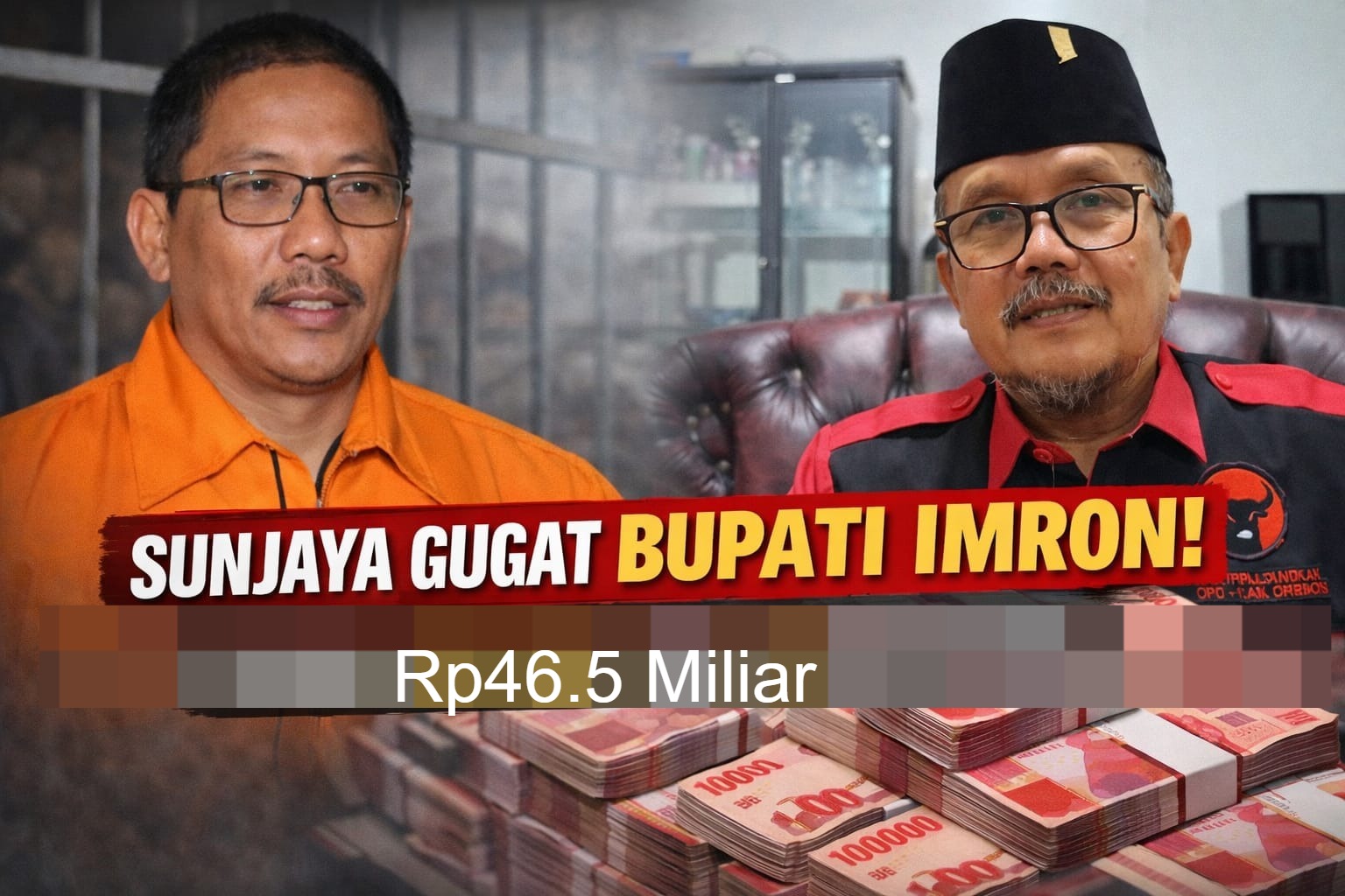 Eks Bupati Cirebon Sunjaya Gugat Bupati Cirebon Rp46,5 Miliar