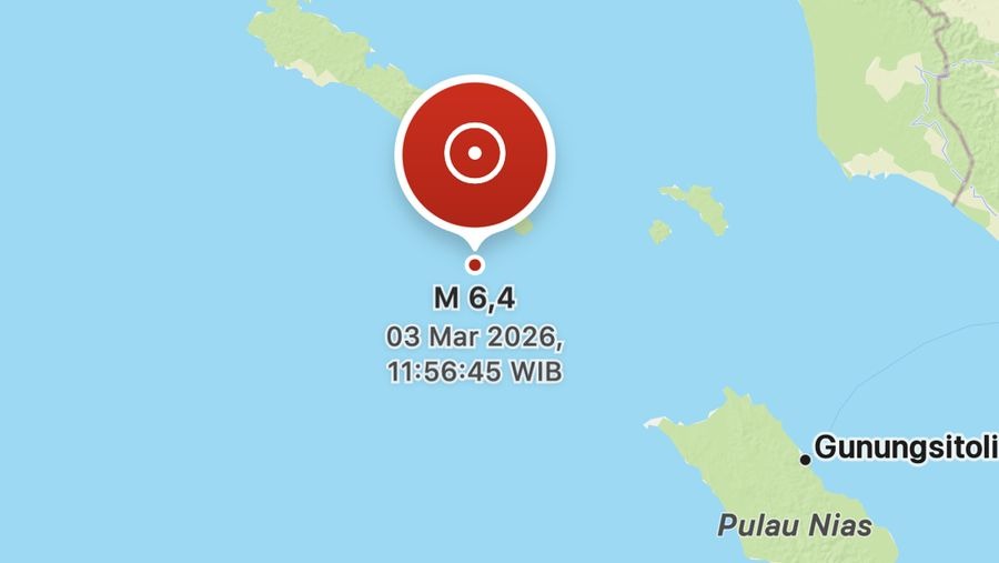 Aceh Kembali Diguncang Gempa M6,1