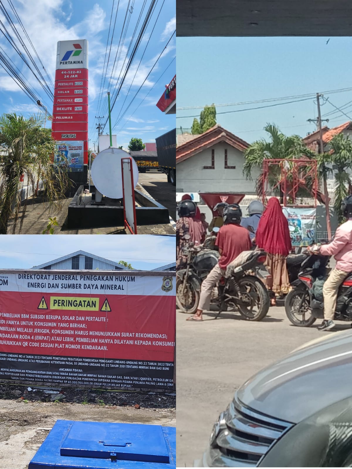 Diduga Oknum Operator SPBU Bermain BBM Subsidi Jenis Petralite