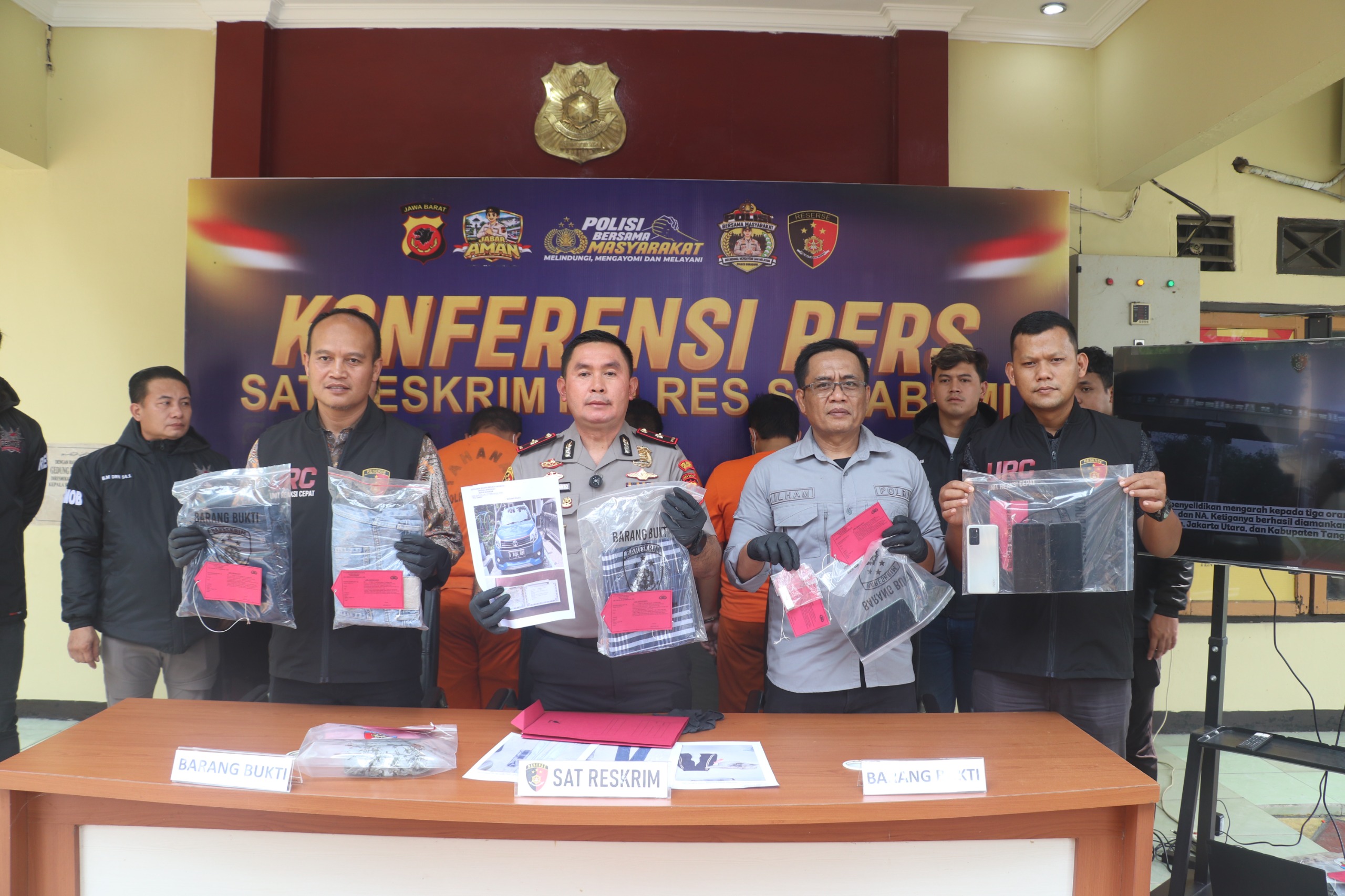 Polres Sukabumi Ungkap Kasus Pembunuhan Tol Bocimi KM 69