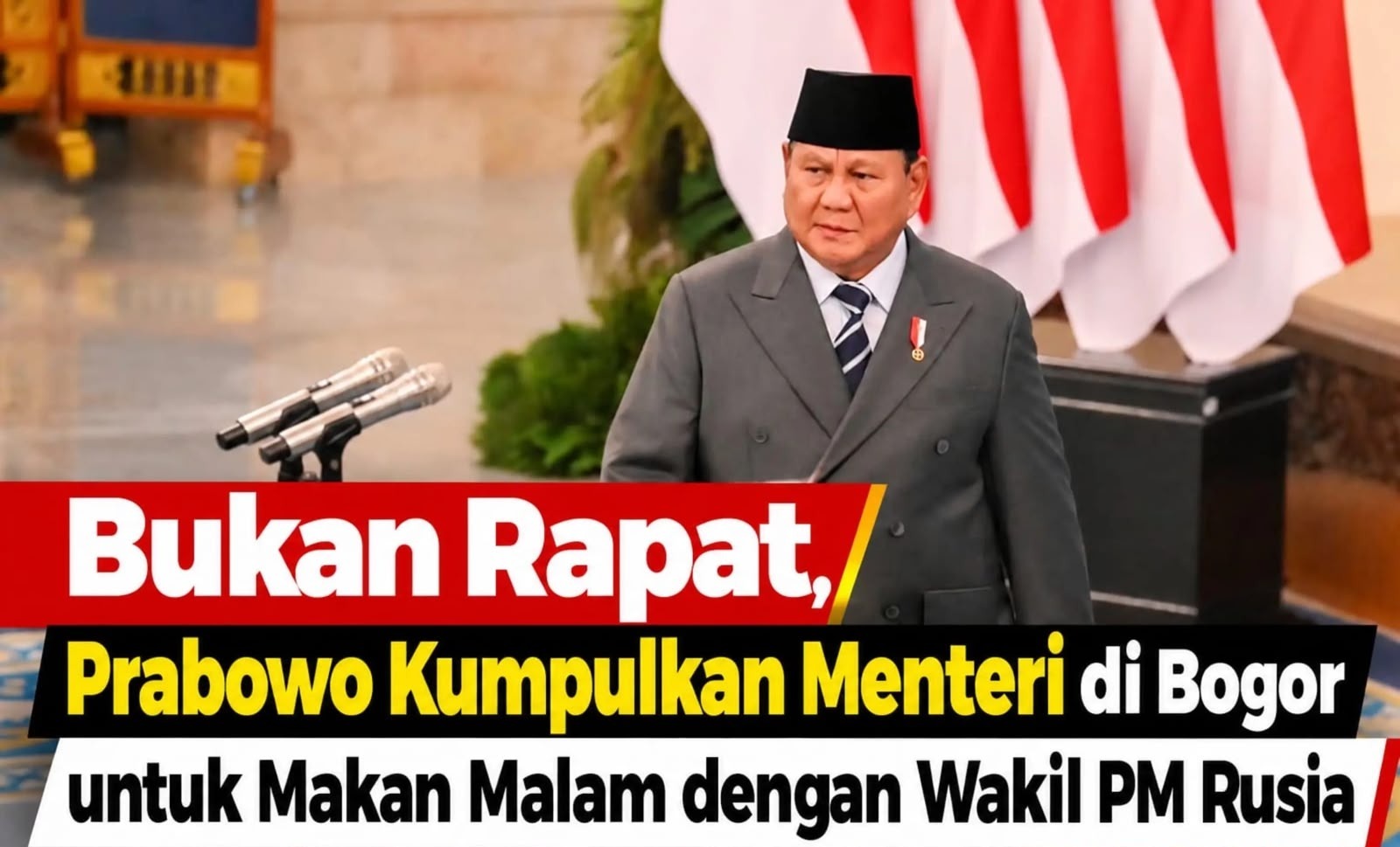 Prabowo Undang Para Menteri Dan Pejabat Kabinet Merah Putih